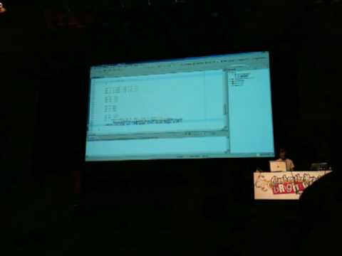 Joa Ebert's java live coding at Flash on the Beach...