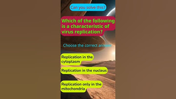 #virus replication mcq