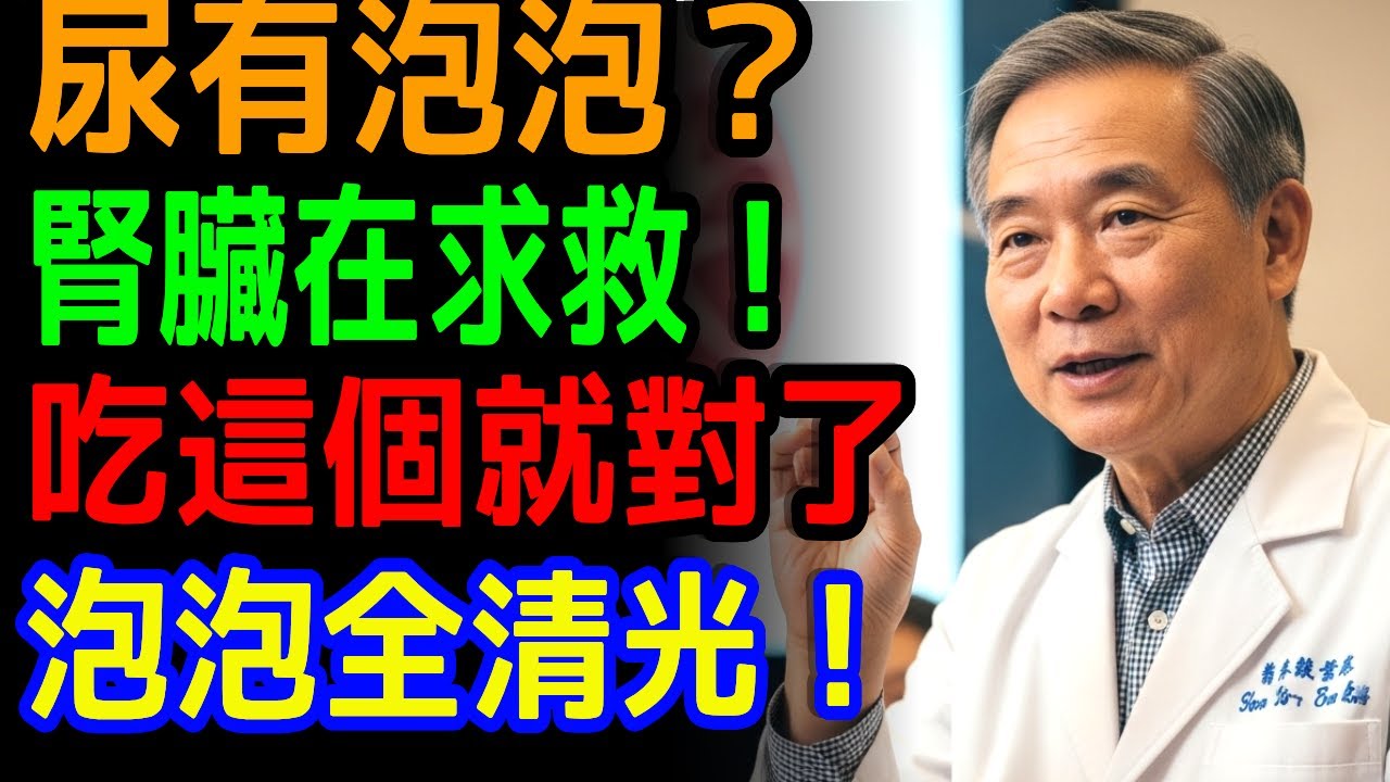 醫師警告：尿尿有泡泡＝腎臟拉警報！早上這10分鐘揭開壽命真相！
