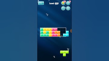 Block! Basic Rookie Level 222 Walkthrough Solution