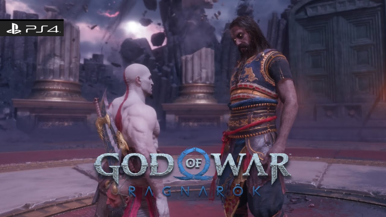 Kratos vs Tyr boss fight in god of war Ragnarok 🔥