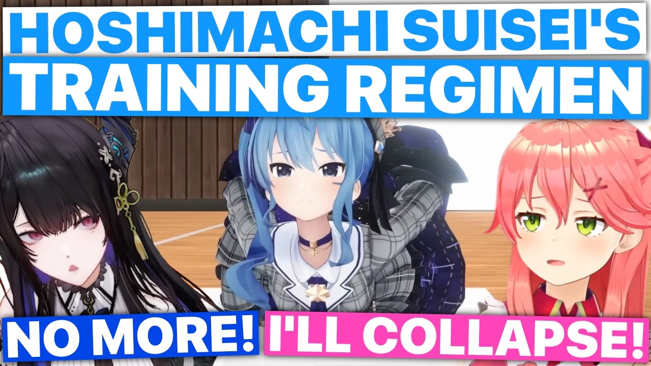 Suisei's Training Regimen That Scared Nerissa & Miko Off (Hoshimachi Suisei / Hololive) [Eng Subs]