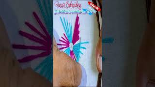 Hand Embroidery Kadai Kamal Sch Flower Design