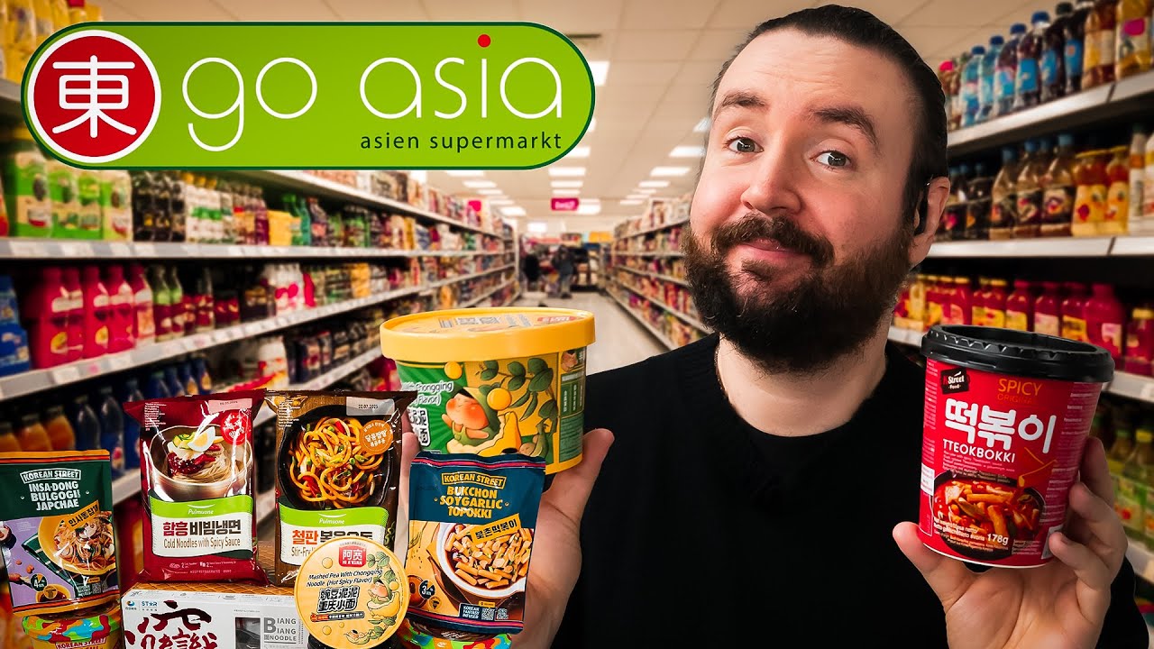 MEIN TEAM und ich TESTEN die NEUSTEN LEBENSMITTEL aus dem GOASIA  RAMEN EDITION