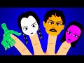 Finger Family Wednesday Addams &amp; More Kids Songs for Halloween