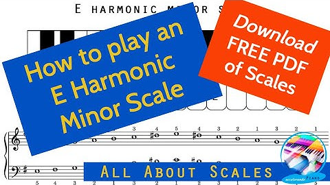 How to play an E Harmonic Minor Scale