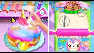 Play Fun Learn Donut Cooking & Unicorn Donut Games For Kids- Donut Baker Shop - Shop, Bake, Decorate screenshot 1