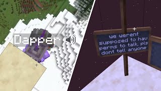 Dapper accidentally opens his mic on Badboyhalo's stream in front of 10,000 People On QSMP Minecraft