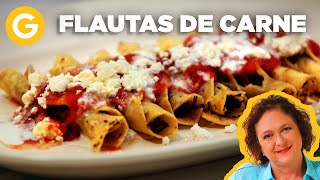 Cocina Mexicana Para Principiantes: Flautas de Carne | El Gourmet