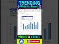 Chart Create in Excel #exceltips #shorts #excel #exceltutorial घर बैठे EXTRA