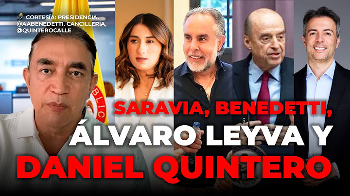 This Is What Gustavo Bolívar Thinks About: Laura Sarabia, Benedetti, Leyva and Quintero