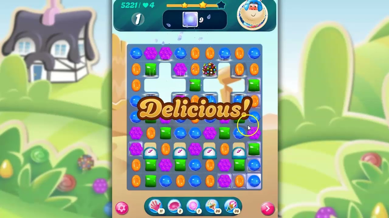 Candy Crush Level 5221 Talkthrough, 28 Moves 0 Boosters - YouTube