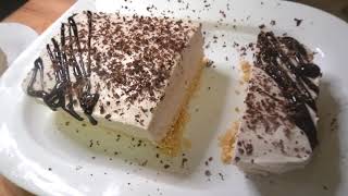 The Most Delicious Moist No-Bake Tahini Halva Biscuit-crusted Cheesecake, Easy Recipe!