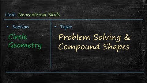 National 5 Maths - Circle Geometry - Problem Solving