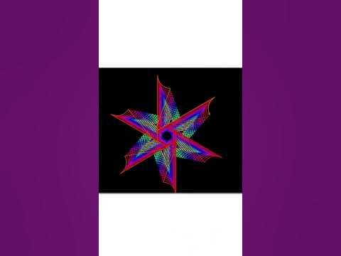 Python turtle graphics code-colorsys design - YouTube