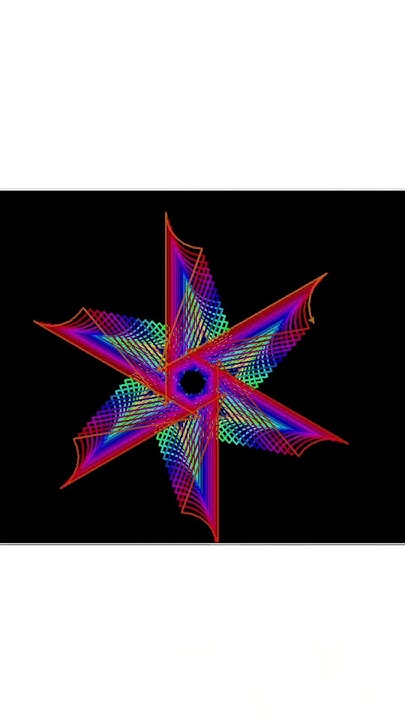 Python turtle graphics code-colorsys design - YouTube