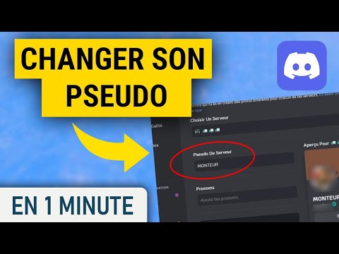 Changer son pseudo Discord dans un seul serveur