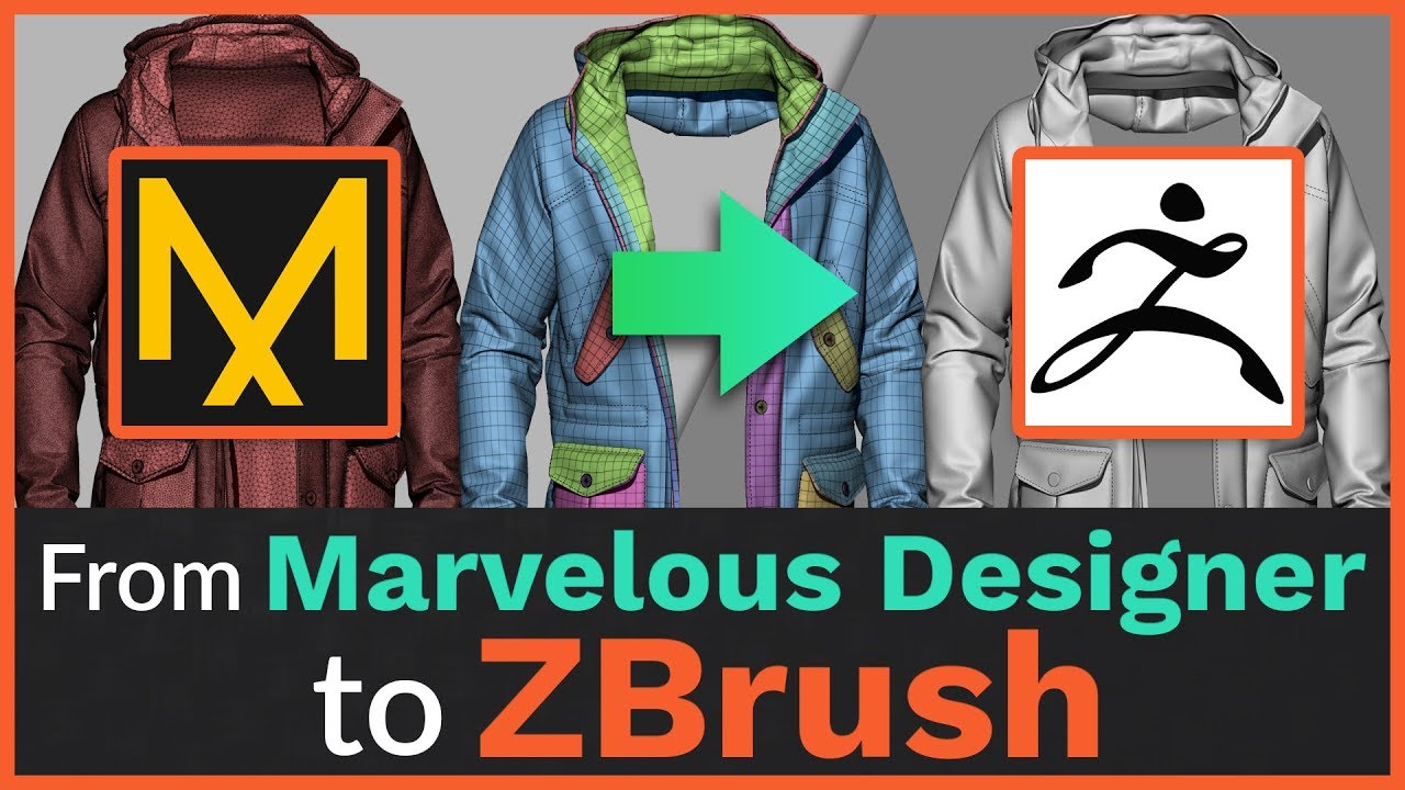 marvelous designer vs zbrush