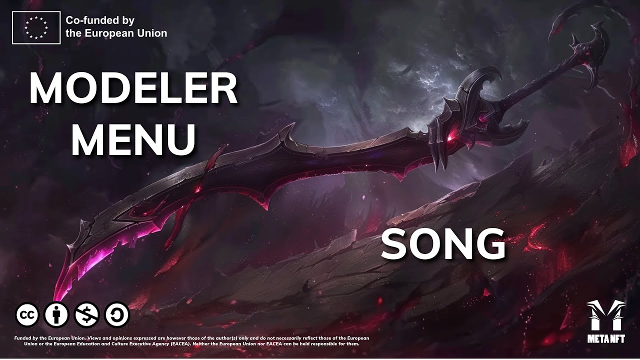 nftArtonMeta: VoxEdit Modeler Menu's Song for Young Artists