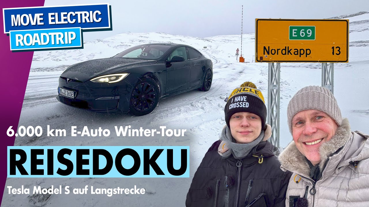 E-Auto im Winter - 11 Tage auf Nordkap Tour - Die Zusammenfassung - Tesla Model S auf Langstrecke