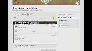 2018 Registration Multiple Campers