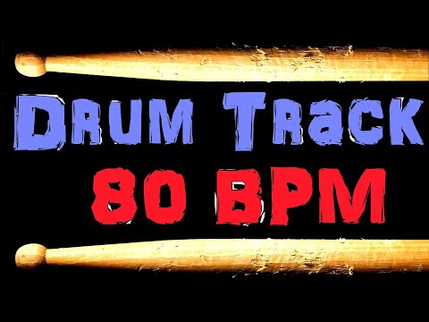 funk-rock-groove-drum-track-80-bpm-bass-guitar-practice-backing-drum-beats-#314