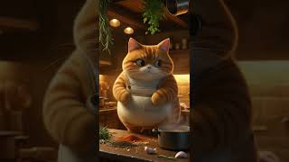 "Cute Cat Invites Bunny for Dinner…But There's a Twist 😱🔥"#viralvideo #cat #funny #youtubeshorts #ai screenshot 3