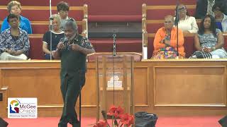 McGee Chapel Sermon - Rev Raymond Adams - Jesus, Jesus, Jesus, How did I get Here?