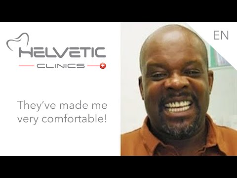 "They've made me very comfortable!" Thank you Helvetic Dental Clinics Budapest.