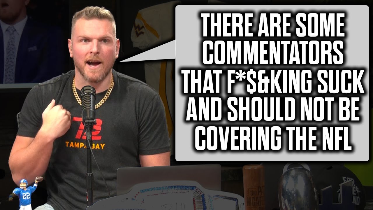 Pat McAfee Talks How Bad NFL Commentators Ruin Games - YouTube