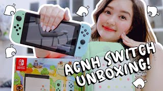 UNBOXING my ACNH SWITCH + HORI adventure pack :) | Mika Dela Cruz