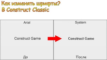 Как изменять шрифты? В Construct Classic!