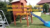 Domek drewniany dla Dzieci Playhouse - YouTube