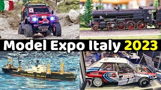 Model Expo Italy 2023 - Verona - Highlights - Boats, Trucks, RC drift, Trains, Lego, Diorama &amp; more!