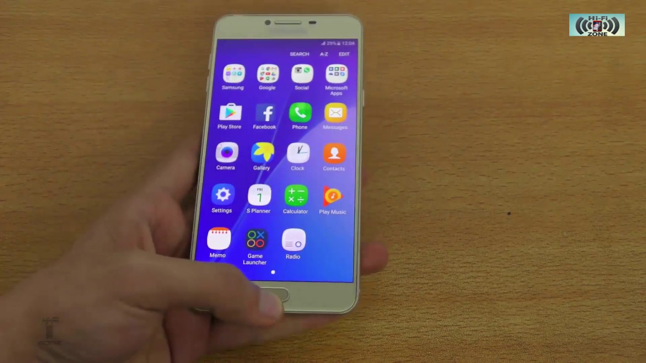 Samsung Galaxy C7  Unboxing