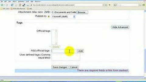 Working with blogs in Moodle