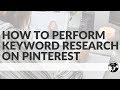 How to Perform Pinterest Keyword Research | THECONTENTBUG