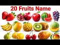 Vegetables and Fruits Name in Hindi and English for Kids Learning Video