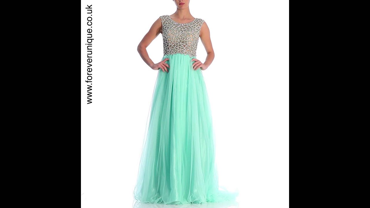 Forever Unique KAITLYN mint green dress 