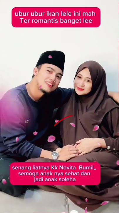 Masyaallah, Novita and Lora Jali are so happy waiting for the birth #novitasari #lora #pregnant w...