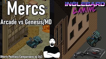 MERCS Arcade vs Sega Genesis | Mega Drive | Utterly Pointless Comparisons 043 | longplay