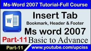 Ms Word 2007 Tutorial Part 11