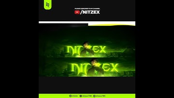 Green Smoky Channel Banner #SpeedArt On Ibis Paint X | #Shorts | By Nitzex
