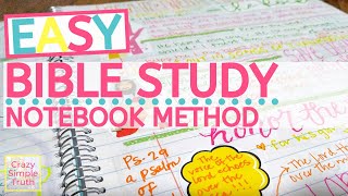 Bible Study Method (EASY) / Creative Note-taking Journal screenshot 4