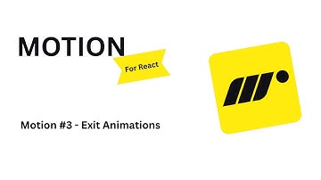 Master Exit Animations in Framer Motion (React) — AnimatePresence Explained Simply!