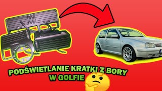 Montaż podświetlanych kratek nawiewu Golf 4