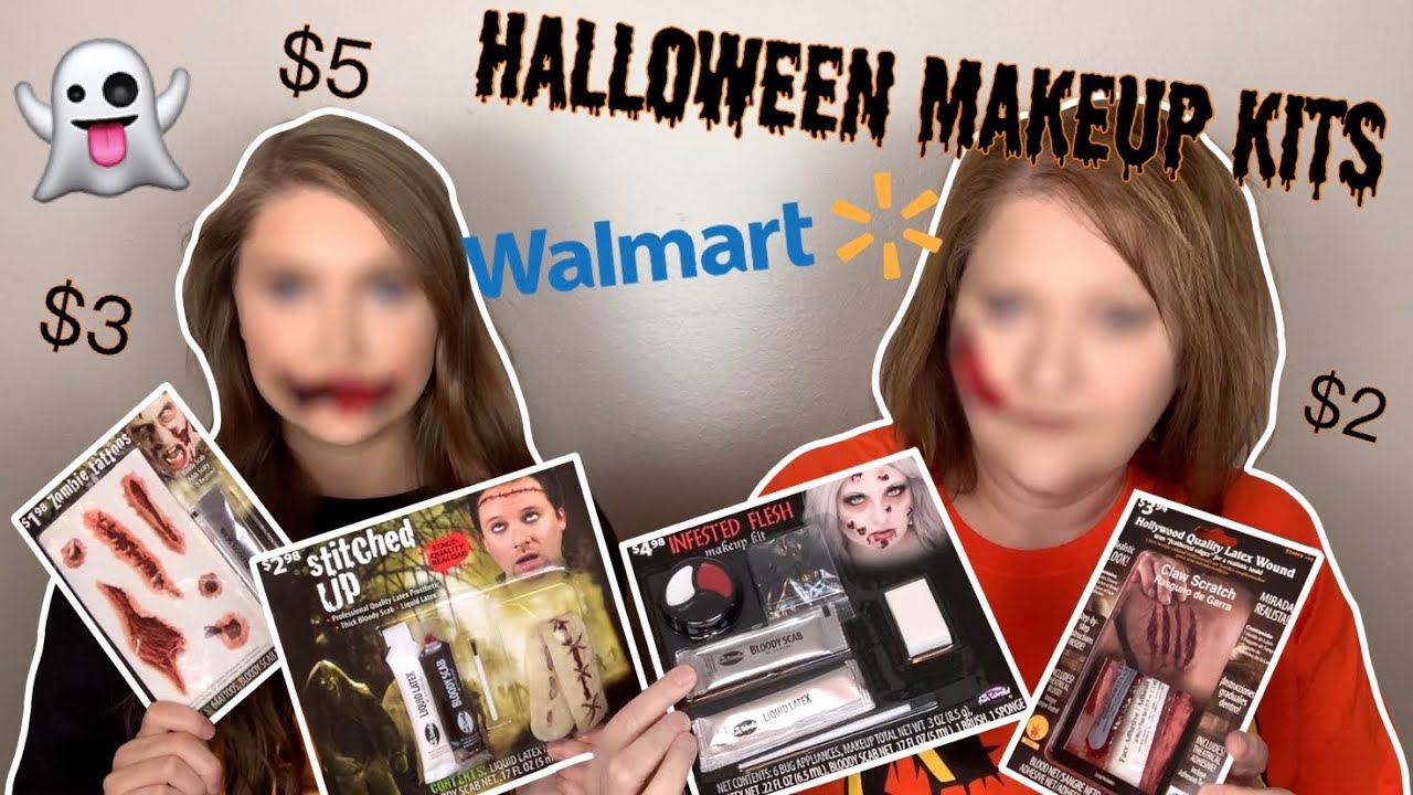 Walmart Halloween Makeup | Try on and Review