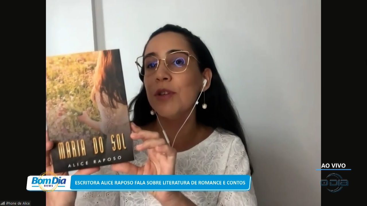 Alice Rapa A escritora Alice Raposo fala sobre literatura de romance e contos 09 ...