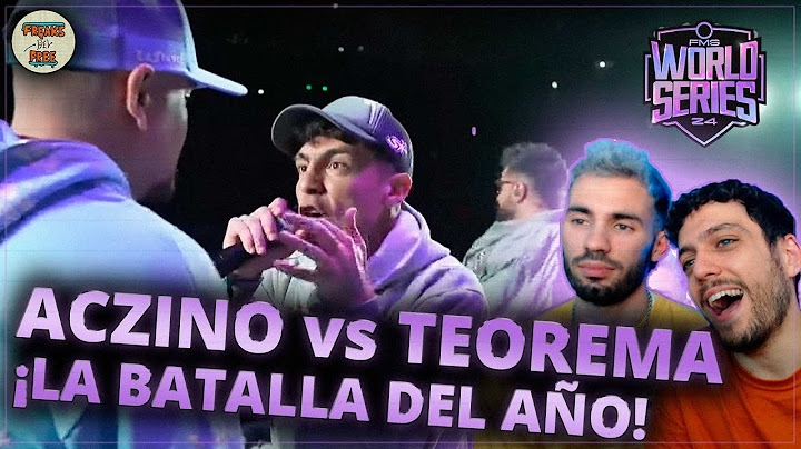 ¡ACZINO Y TEOREMA REVIVEN EL FREESTYLE! 😍😍 ¡LA BATALLA DEL AÑO! 💥💥
