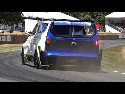 Ford SuperVan 4 EV (2000HP) - Accelerations, Burnouts, Fly By's & Donuts!